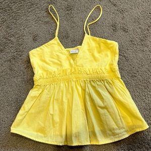 Yellow Zara tank top!
